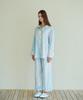Keontueosong Pastel Blue Silky Cotton Modal Pajama Set