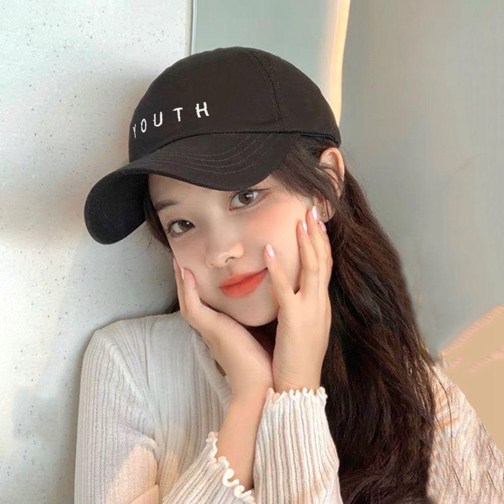 

Бейсболки, шляпы от солнца, бейсболки для девочек, кепки в корейском стиле, бейсболки, кепки с вышитыми буквами