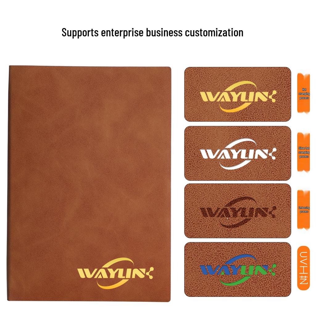 Caiet de Afaceri din Piele de Oaie A5/A6 – Personalizabil cu Logo