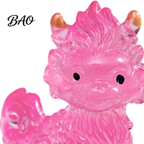 Dinosaur Statue 8Pcs Mini Figures, Glow In The Dark Miniature Chinese Mythical Creature Figurine Statue, Tiny Resin Animals Ornaments for Fairy