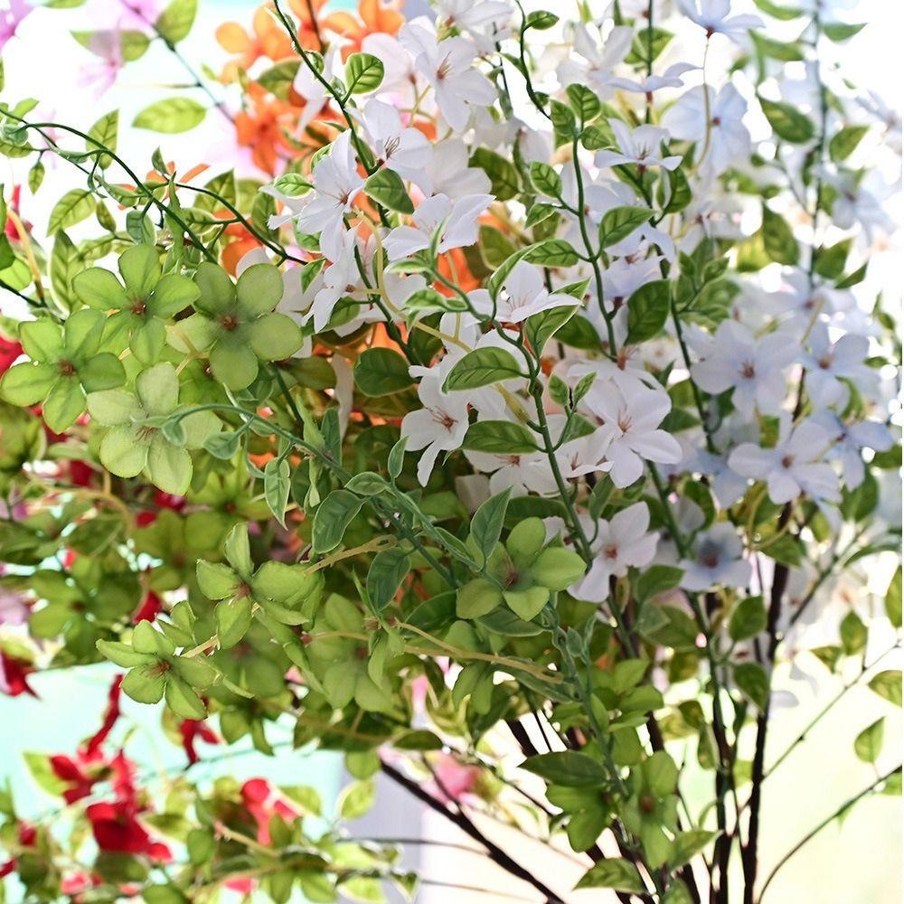 Long Stems Artificial Lilac Flower Vibrant Fake Flowers Artificial Flower Bouquets  Wedding Party