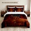 Tupac Personalized Custom Name 3‑Piece Bedding Set Soft Duvet Cover Set For Bedroom Home Decor