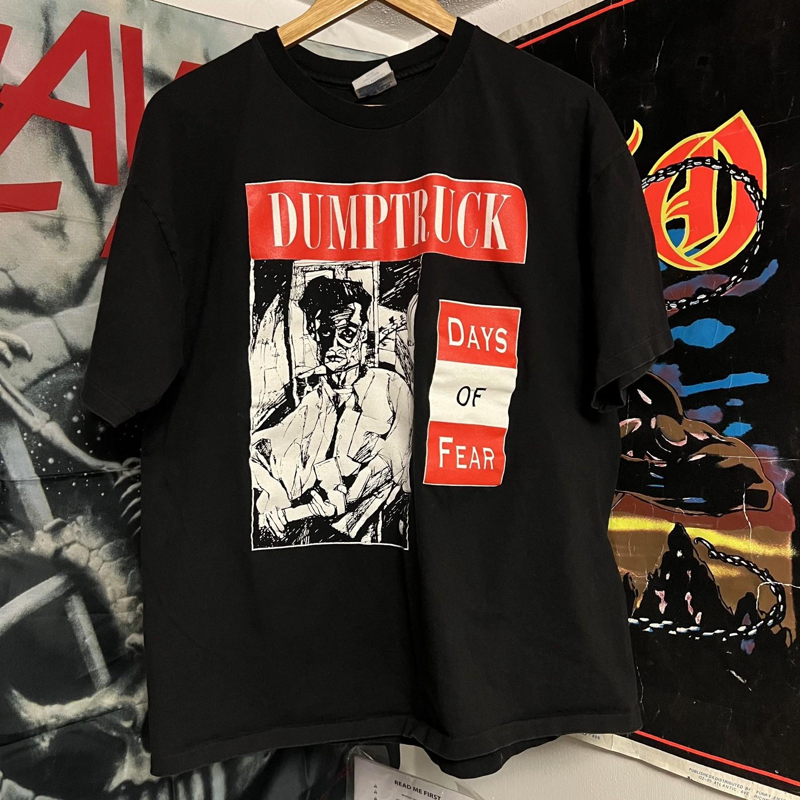 Vintage 1990s Dumptruck Days Of Fear Band Album Promo T Shirt RARE Size XL XXL
