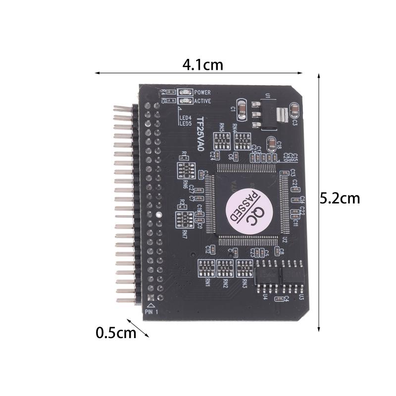 Mmc To Ide Sd To Ide 44Pin To Ide Sdxc To Ide Sd To Ide Sd//Sdxc/Mmc Memory Card To Ide 44Pin Male Adapter
