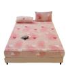 Winter Imitation Rabbit Down Milk Velvet Bed Sheet Single Piece New Printing Design High Weight Plus Velvet Thickening