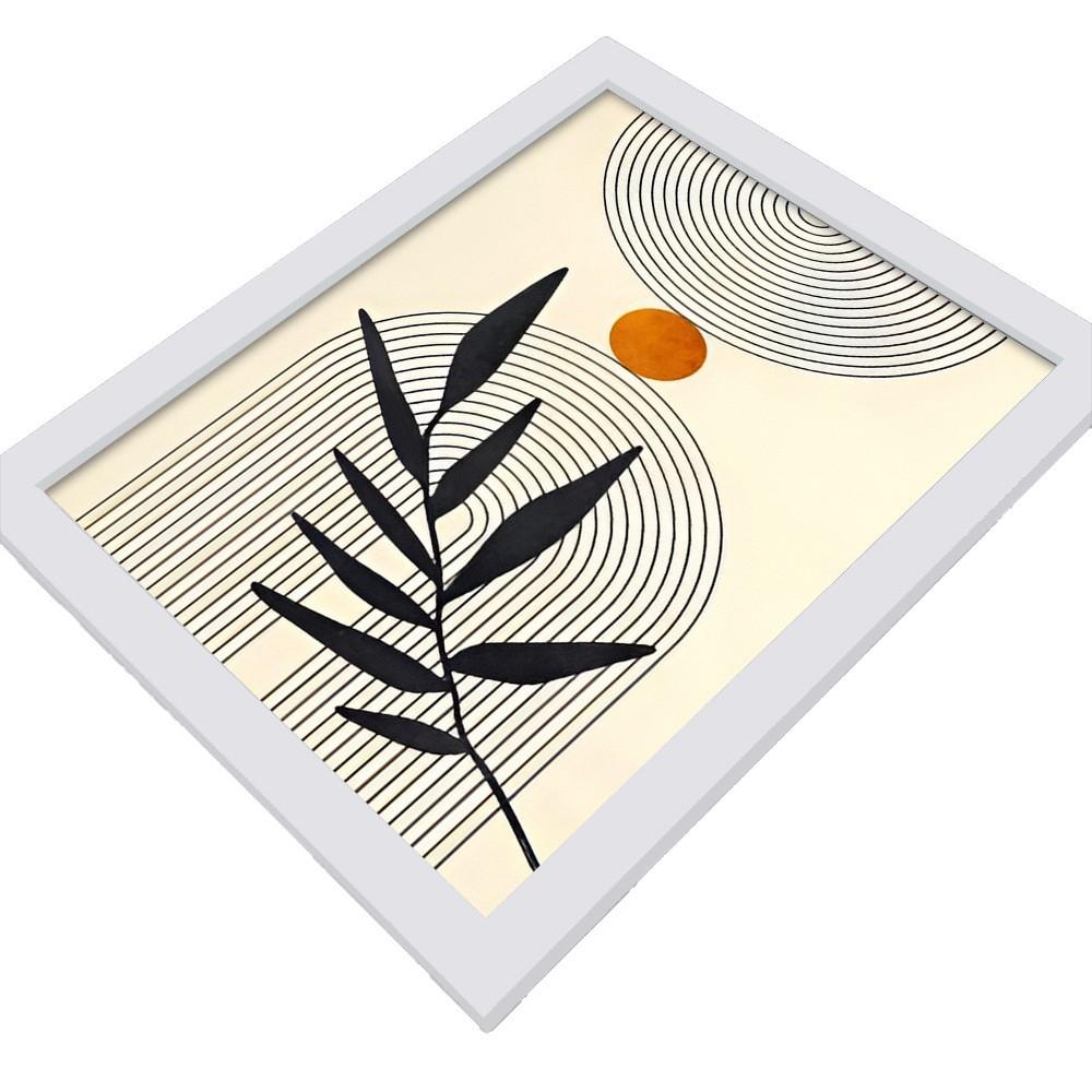3pcs/set Abstract Plant Art Oil Painting Canvas with Wood Frame Draw Wall Decor Home Room Decorations