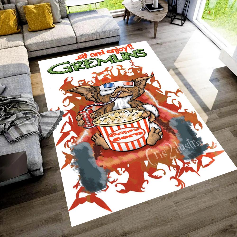 Gremlins Floor Mat Suitable For Playrooms Kitchen Foyer Balcony Antislip Carpet Decorate Offices Perfect Gift For Womenmen