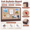 40x60cm Felt Bulletin Board Self Adhesive Cork Bulletin Board New Photo Display Board  Home Office