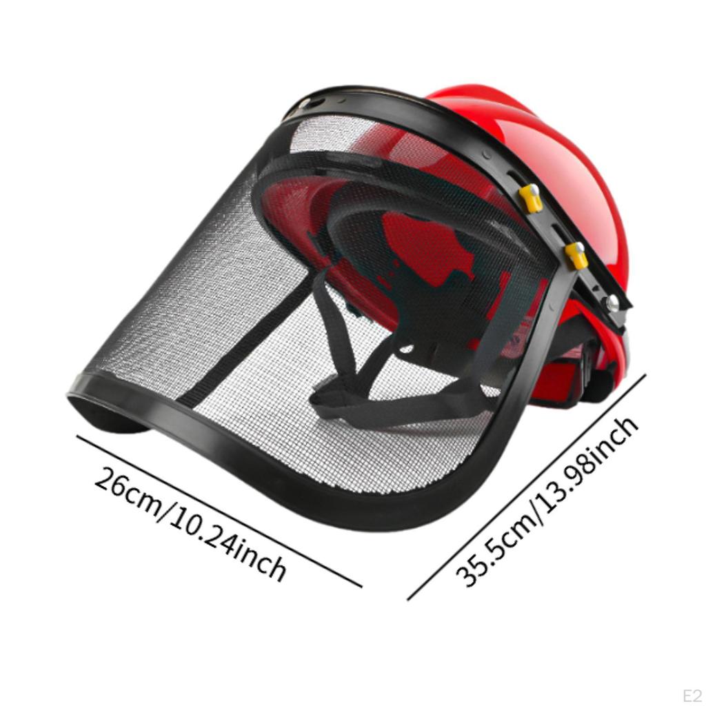 Gesichtsschutz Mesh Visier Abdeckung für Landschaftsbau Einstellbare Volle Schutz