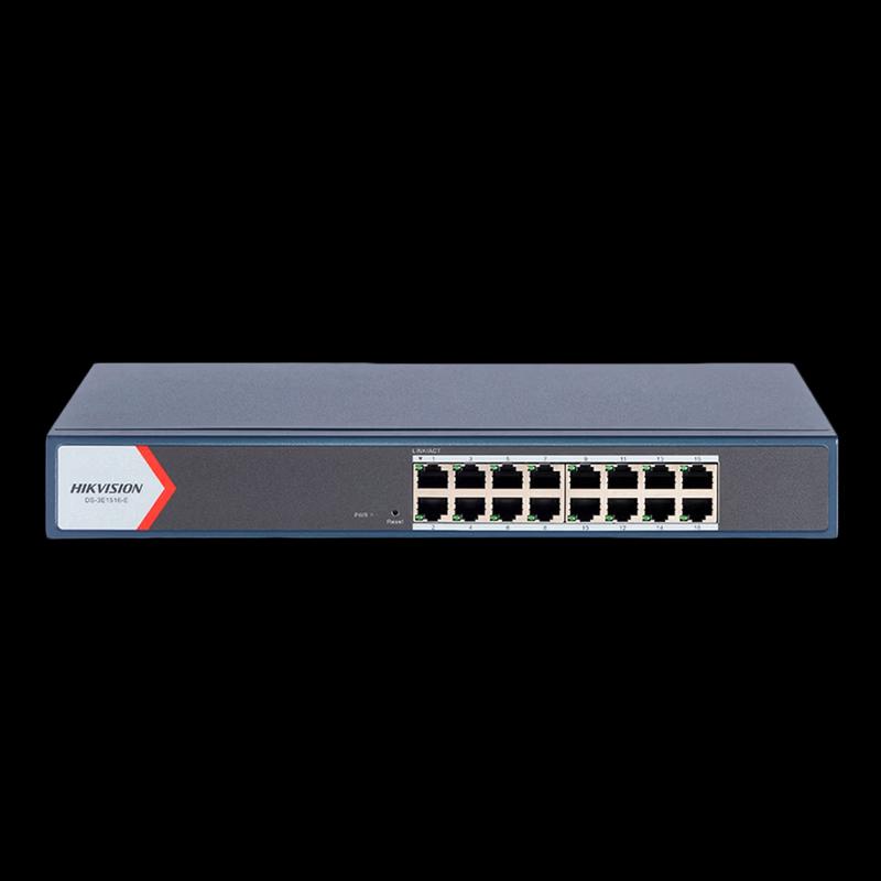 

HIKVISION 16-Port Gigabit Cloud-Managed PoE Switch
