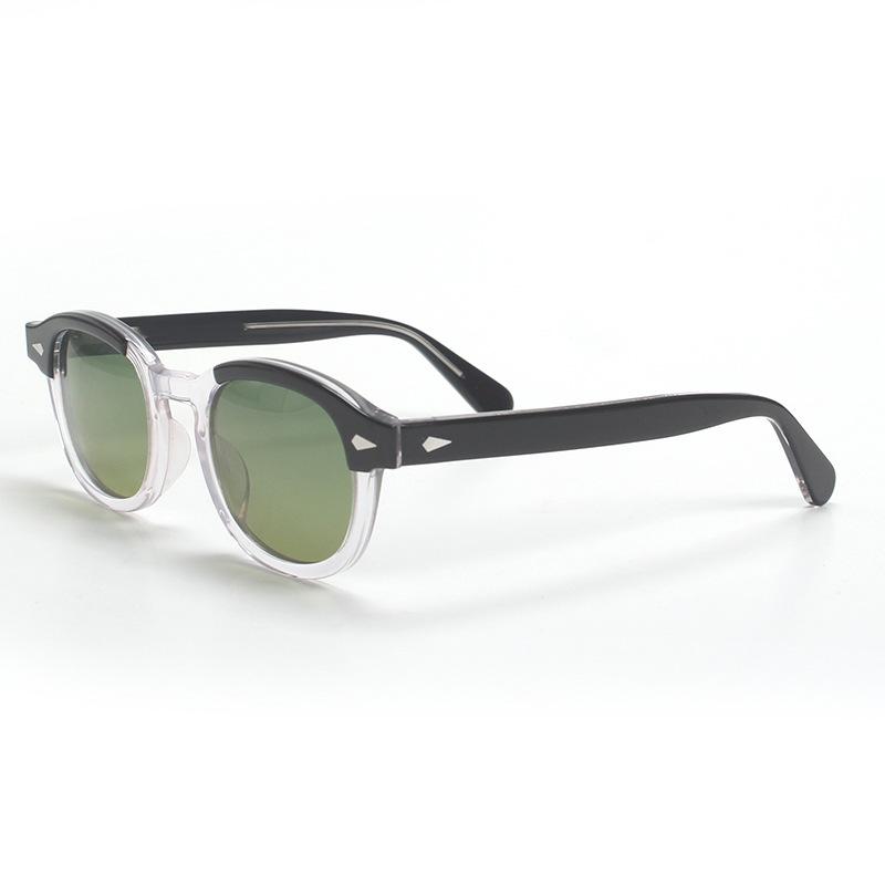 Lunettes de soleil polarisées Lunettes de soleil rétro à monture pour hommes