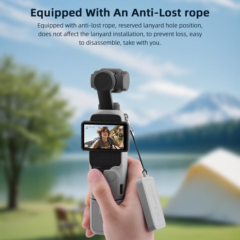 For DJI Osmo Pocket 3 Silicone Case Gimbal Camera Anti-Scratch Handle Soft Protective Case Lens Cap Anti-bump Cover