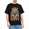 Men Women's Beaver Bobr Kurwa Drinking Beer Shirt Apparel Funny Bober Bobrze Meme Cotton T-shirt Clothing Vintage Tees Printed