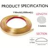 3M PVC Decorative Tape Wall Stickers Self-adhesive Background Wall Ceiling Line Decorative Furniture Edge Strip Wall Stickers