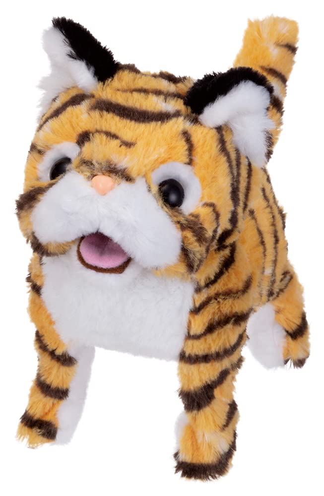 

Iwaya Непослушный Полностью Открытый Гао Гао ST Марк Возрастной Плюшевый Игрушечный Тигр с Настоящим Тигриным Рыком (ИВАЯ) Тигр, Сертифицированный, 3+, Работающий от батареек