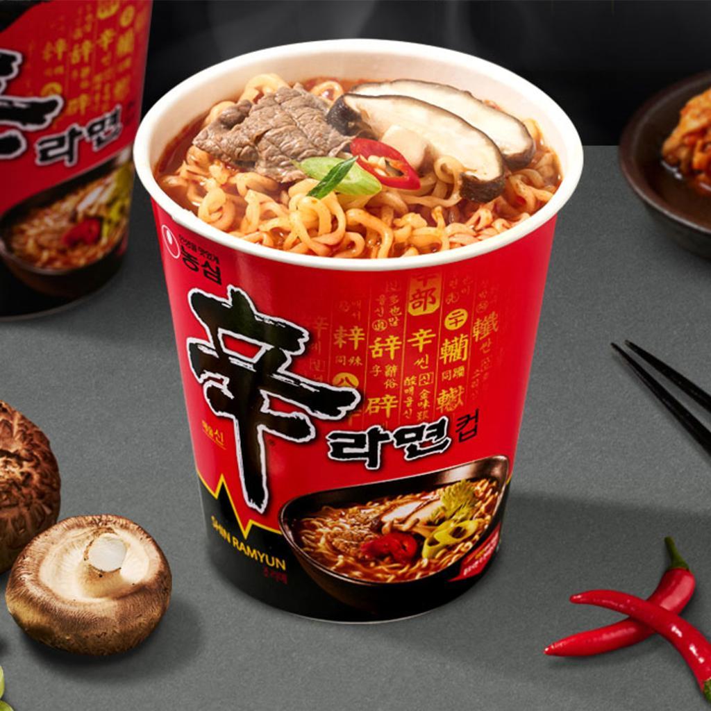 Nongshim Shin Ramyun In Cup / Bag / Non-fried Noodle, Korean Noodles, Kfood, Authentic Korean Food