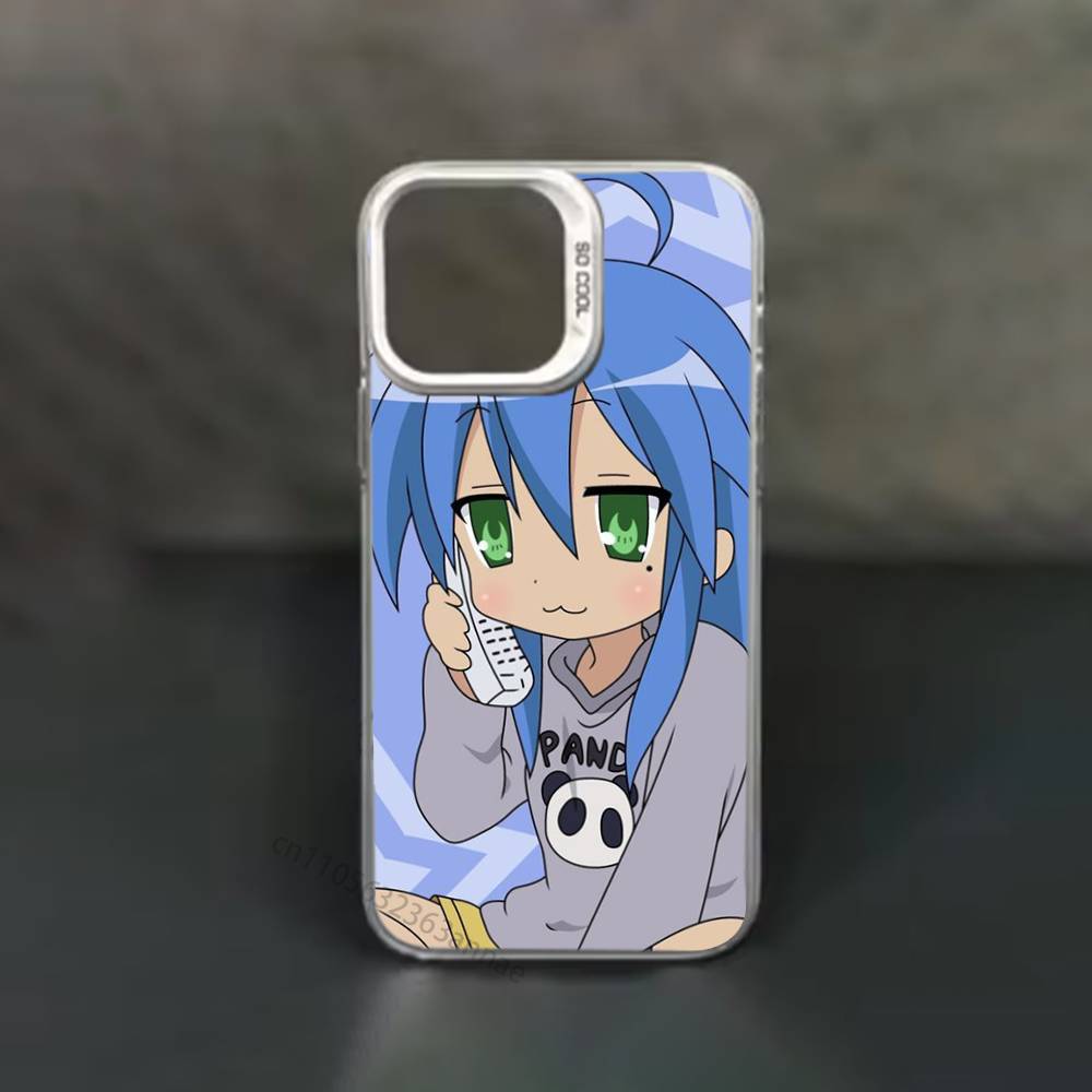 Konata Izumi L-Lucky S-Star Handyhülle für iPhone 17 11 12 Pro Max Plus Mini Air SE 16e 14 15 16 13 Soft Shell