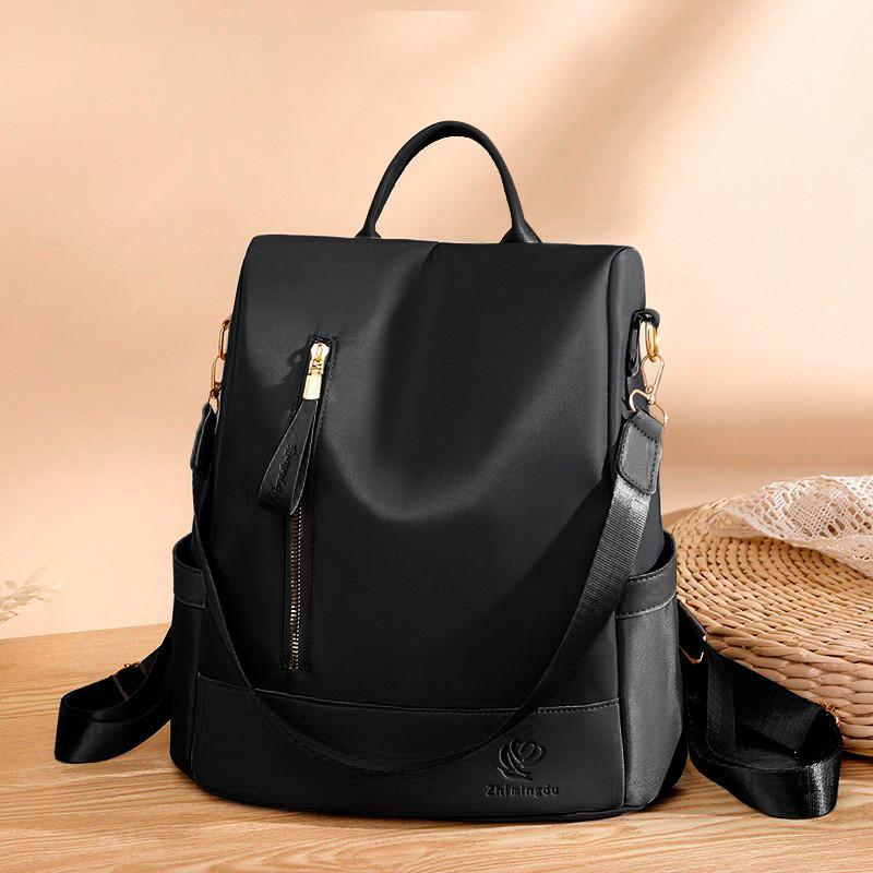 IELGY Ladies Casual Backpack, Stylish Oxford Anti-theft Travel Backpack