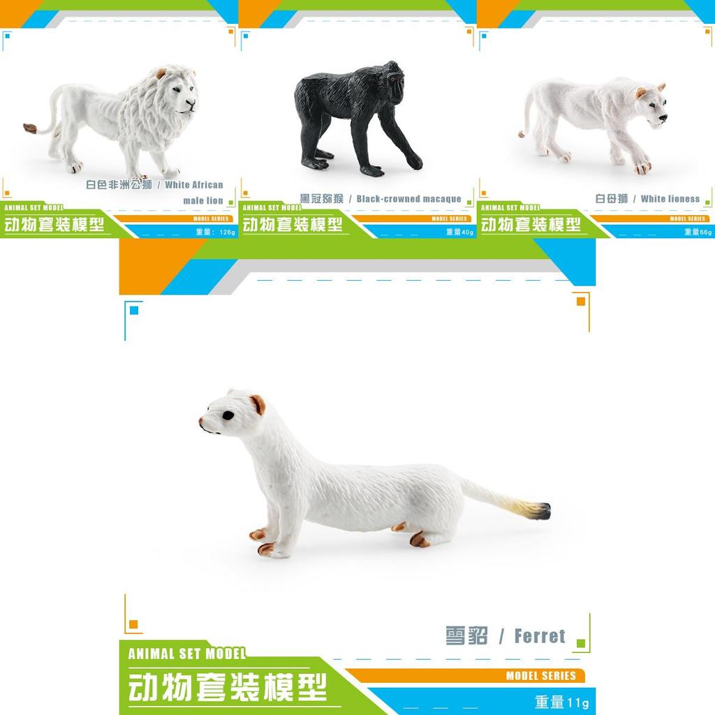 Lifelike Lion African Ferret And More Animal Figurines For Kids And Collectors