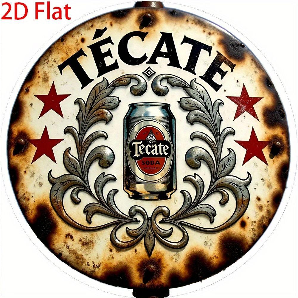 Metal Sign Wall Decor Funny Welcome Plaque for Home Living Room Kitchen 20x20 cm