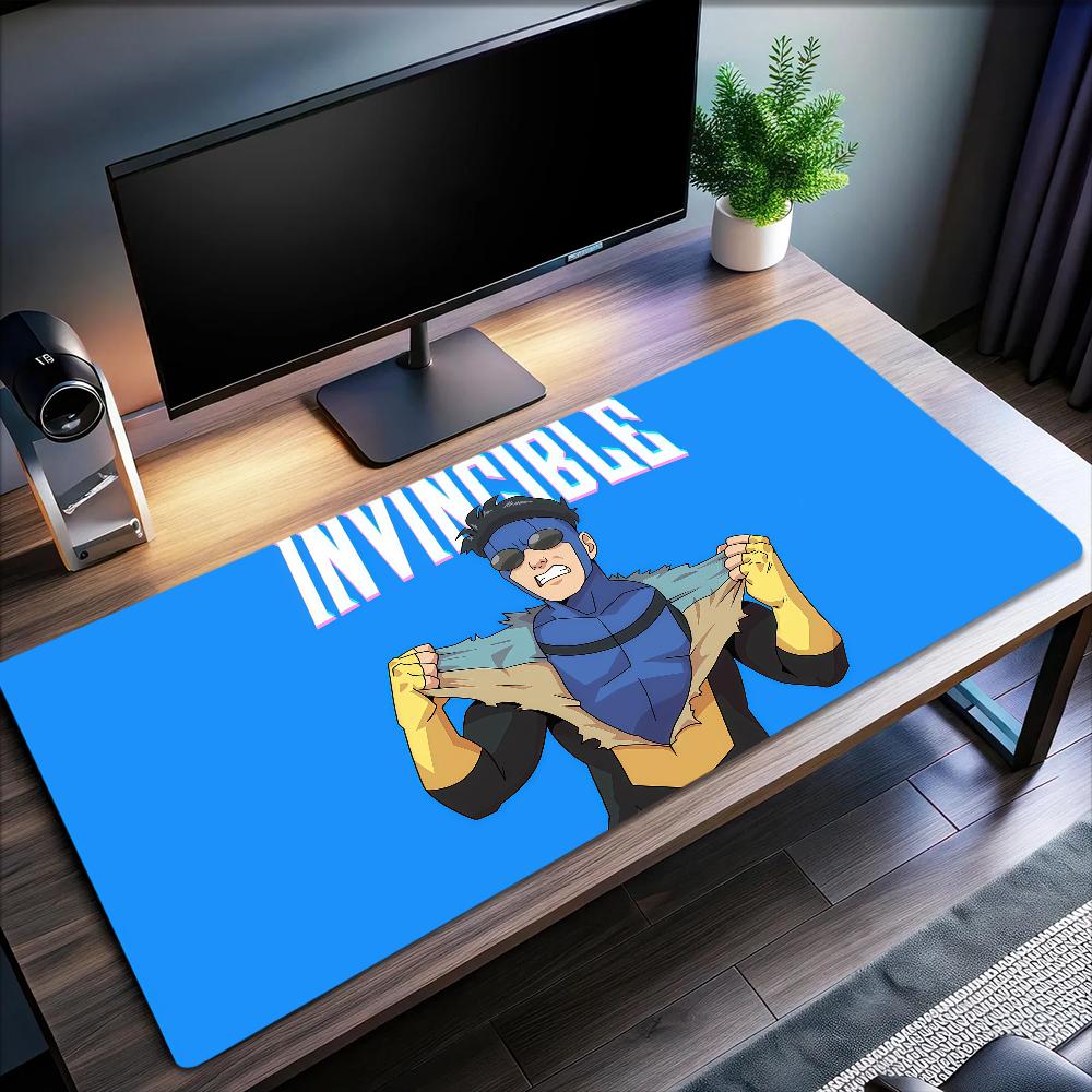 Tappetino Mouse Supereroe Antiscivolo Bordo Lockedge Cartone Animato Ufficio Studente Invincibile Gaming Spesso Grande Cuscino per Scrittura MousePad