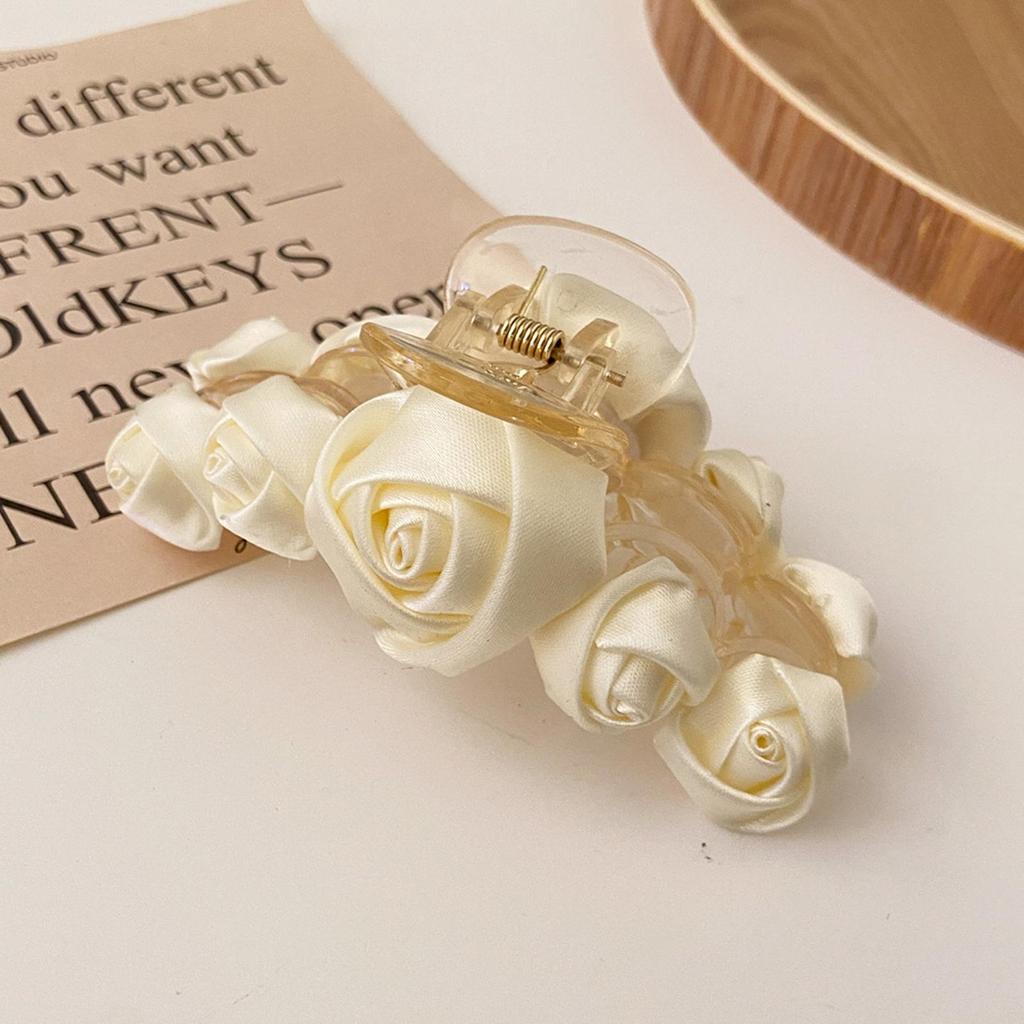 Hair Barrette Attractive All Match Ultralight Hair Clip Women Rose Flower Hair Claw Headwear Gift Women Hairpin for Girl