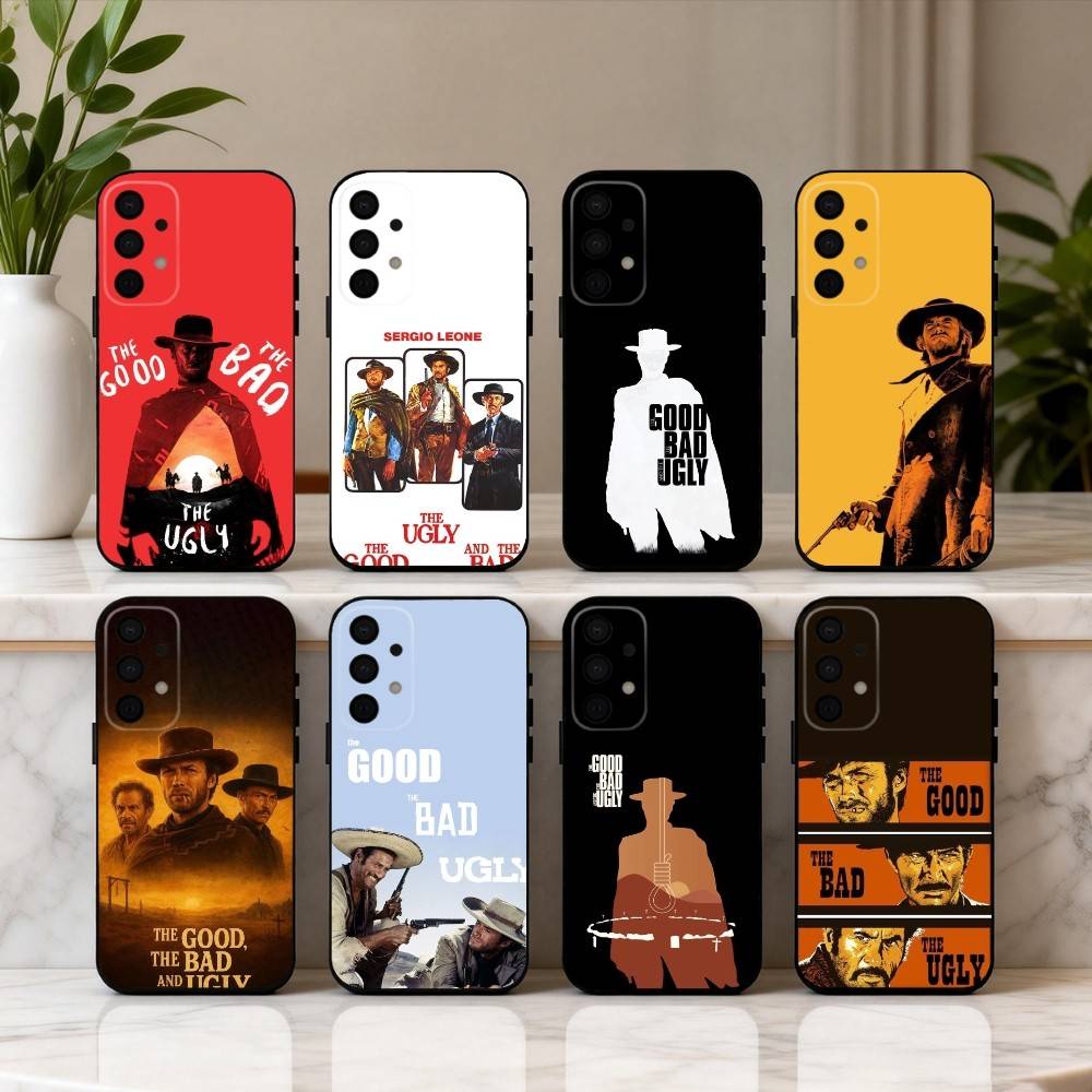 MOVIE T-The G-Good the Bad and U-Ugly Phone Case For Samsung Galaxy A73,A72,A71,A70,A53,A52,A51,Soft Silicone Black Cover