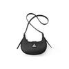 New CHARLES&KEITH PU Crescent Bag, Shoulder Bag Small Women's Noir Black/Chalk White/Cognac Light Umber/Pewter Tin Gray CK2-50271205
