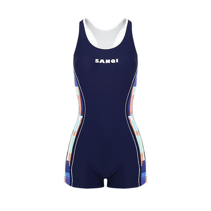 Swimsuit Women's Conservative One-piece Boxer Covers Belly To Show Slimming Sexy Swimming Pool Hot Sports Racing