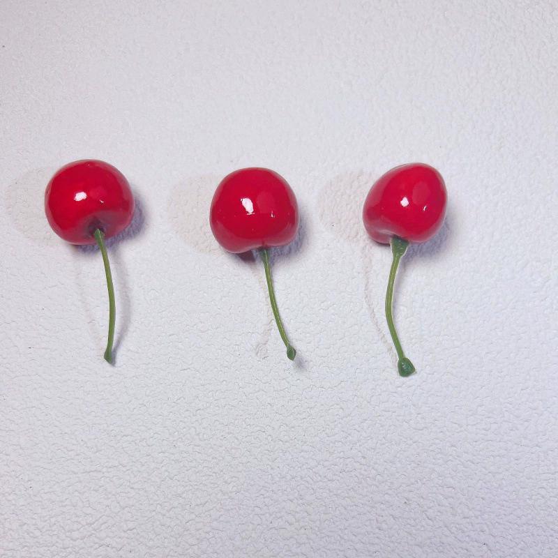 WTEMPO Lifelike Fake Cherry Simulation Ornaments Perfect for Home Wedding Birthday Party Decorations Photography Props Handcrafts Making Supplies