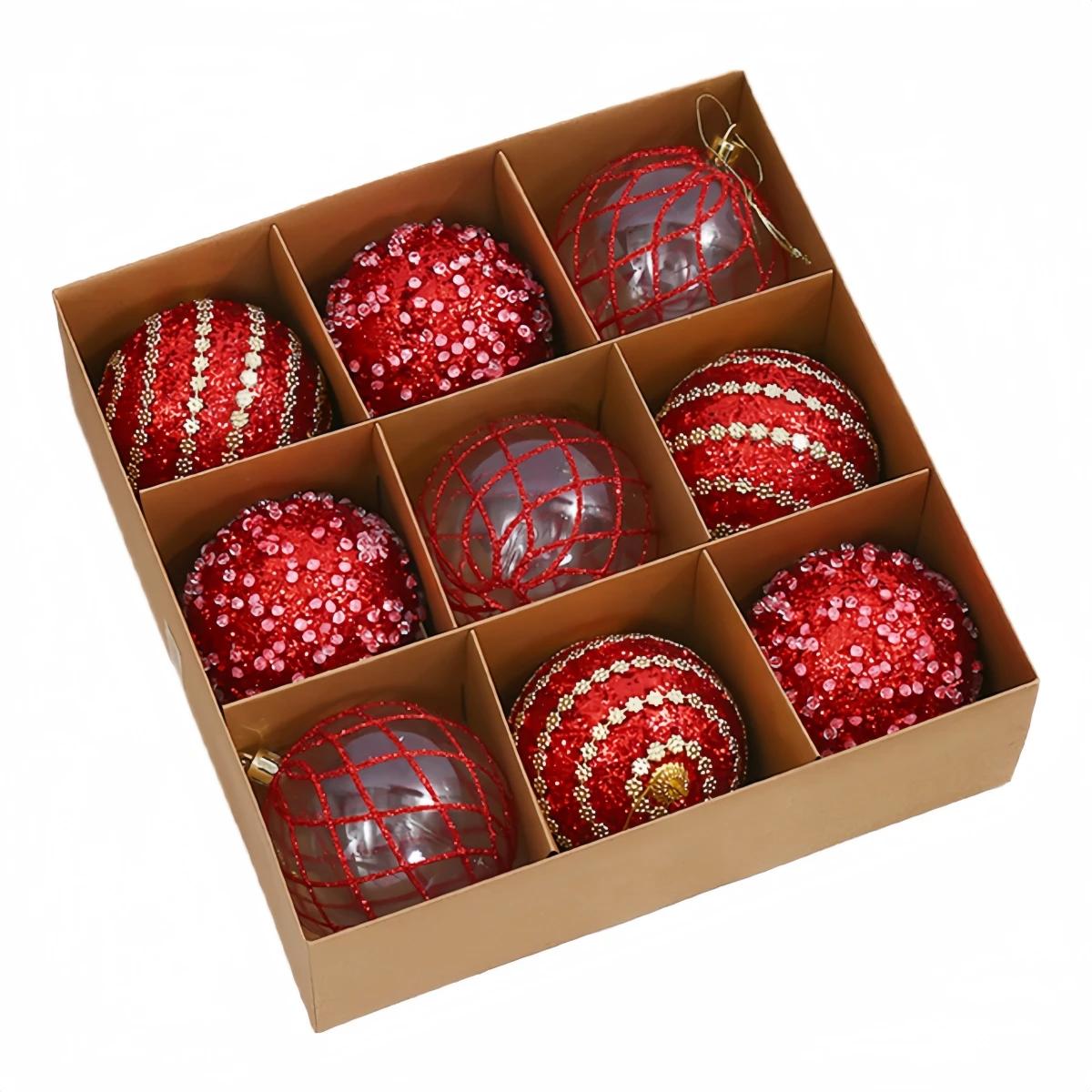 

Christmas Party Decor Christmas Ball Ornament Christmas Celebration Exquisite Decorations Harmonious Touch Latest Technology красный