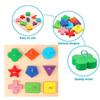 IQ Training Educational Interactive Intelligence Colorful Parrot Bird Toys Wooden Block Puzzles