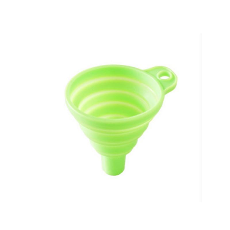 Erweiterbarer Zusammenklappbarer Silikontrichter Haushalt Mini Küche, Ölgießen Wein Flüssigkeitsspender Trichter Küchenwerkzeuge
