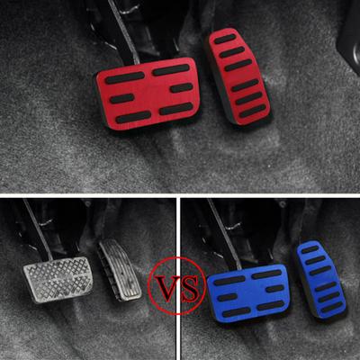 Mis buenos pedales de coche 2 piezas/juego AT Pedales de coche Cubierta protectora para pedal de freno y acelerador automático para Honda Fit Jazz 2011 - Accesorios