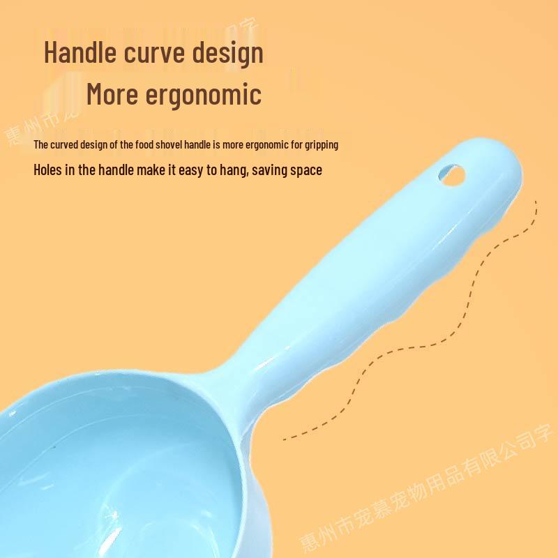 Nordic Food Grade Pet Scoop for Dog and Cat Food - Small Plastic Cleaning Spoon