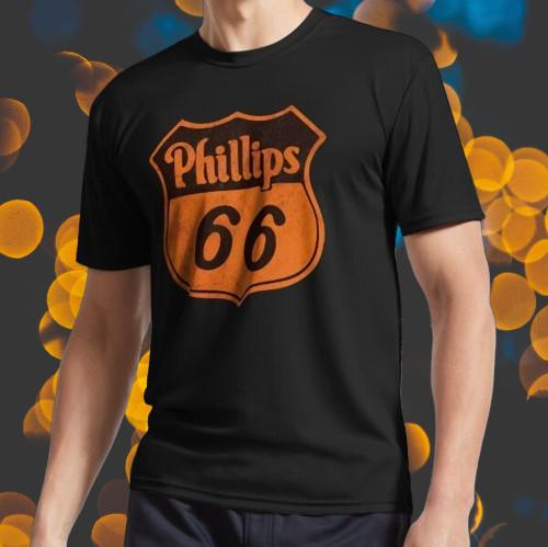 Phillips 66 Oil Logo Active T-Shirt Funny American Unisex Size S-5XL XXXL