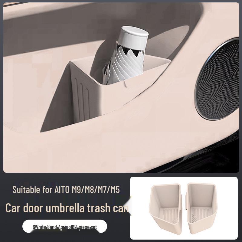 AITO M8/M7/M9 Car Trash Can & Umbrella Storage Box - Interior Decoration