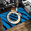 1PC FC Brugge Crest Rug Game Carpet, Floor Mat for Bedroom Living Room Entryway Rug, Home Decor Idea Gift for Christmas birthday