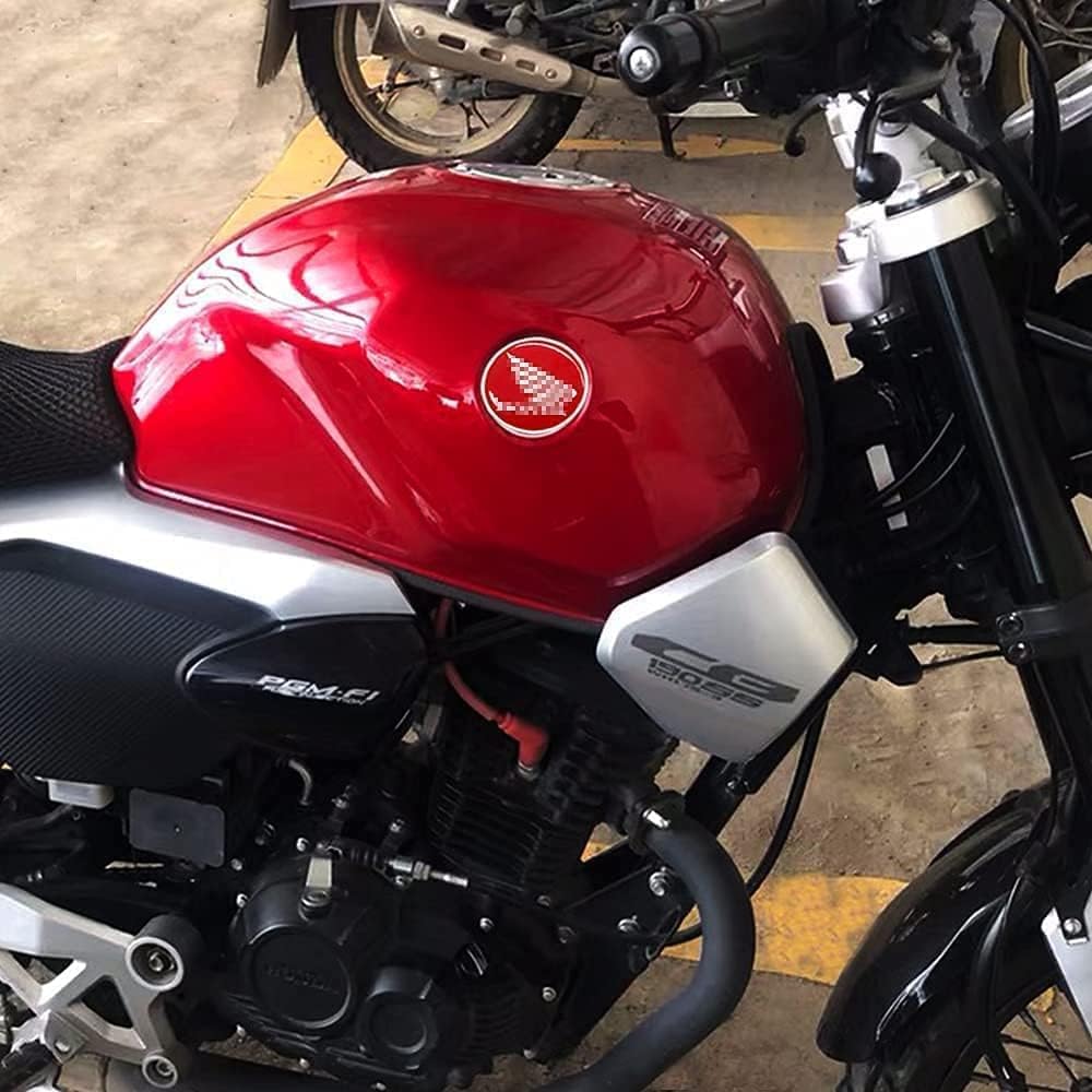 Chaojibao 2pcs New 3D Honda Sticker Logo Motorcycle Gas Tank Sticker Emblem Badge Decoration