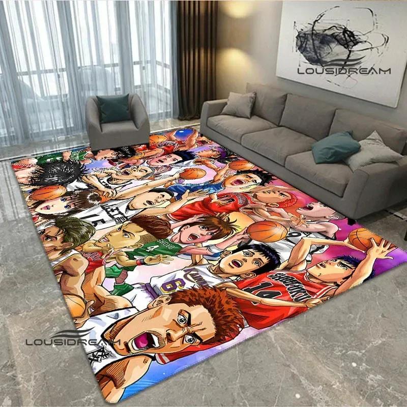 3D Cartoon Slam Dunk printed carpet Non-slip carpet outdoor carpets area rug Home bedroom decor rug for bedroom birthday gift