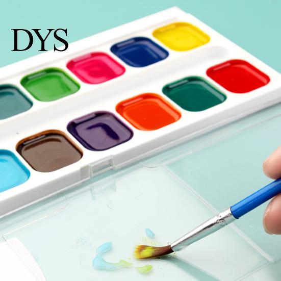 Tragbares Malset Aquarellfarben-Set, Abwaschbare feste Palette, Helle professionelle Kunst-Bildungswerkzeuge Farben Pigment-Set, für Kinder und Anfänger