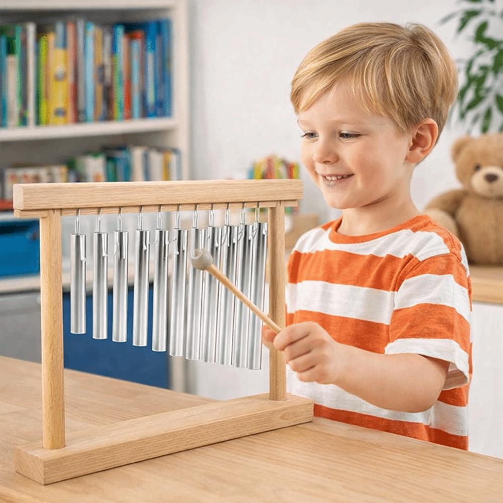 Wooden Meditation Musical Chime Collaborative Design Percussion Instruments  Interactive Toy