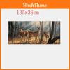 Premium Quality Deers Wildlife Scene Rear Window Graphic Decal For Truck Suv Van Car