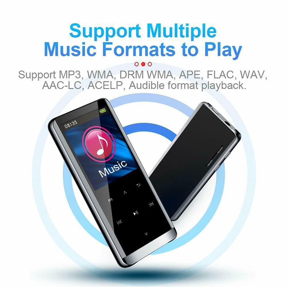 Mini Bluetooth MP3 Player HIFI Sport Music Speaker FM Radio Recorder W/ Earphone