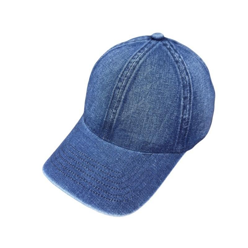 Classic Denim Baseball Cap For Men And Women With Sun Protection And Breathability
