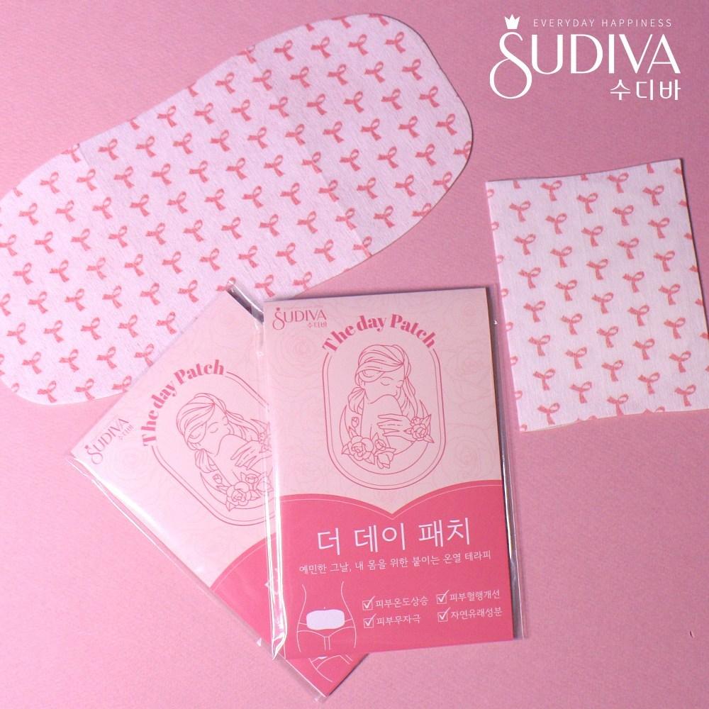 Sudiva Menstruationsschmerzlinderung, anbringbarer Kompressor, Wärmekissen, warmes Wärmepflaster, 1 Packung, 10 Packungen