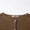SNOWFLYING Women's 100% Merino Wool Round Neck Cardigan