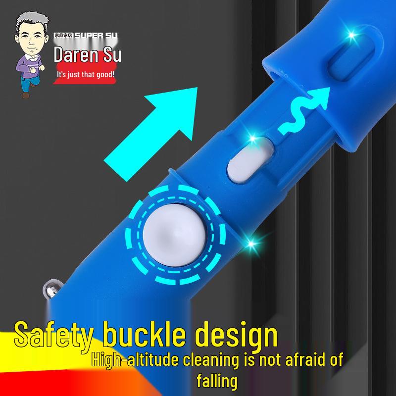 Household Window Cleaning Squeegee: Glass Wipe and Scraper Tool