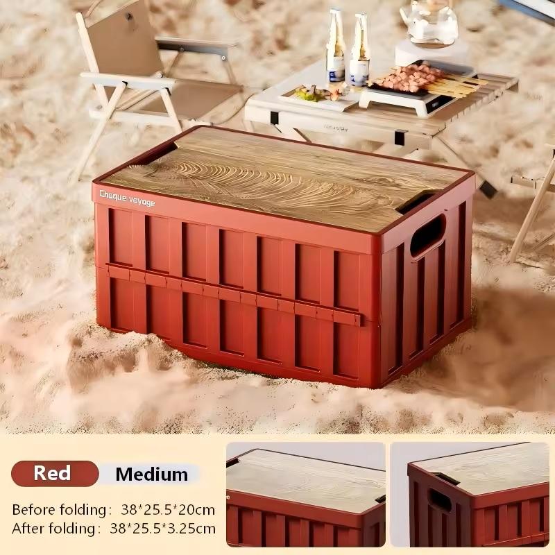New Multi-Functional Outdoor Camping Picnic Party Storage Box Home Bedroom Organizing Folding Box Vehicle Trunk Moving Box