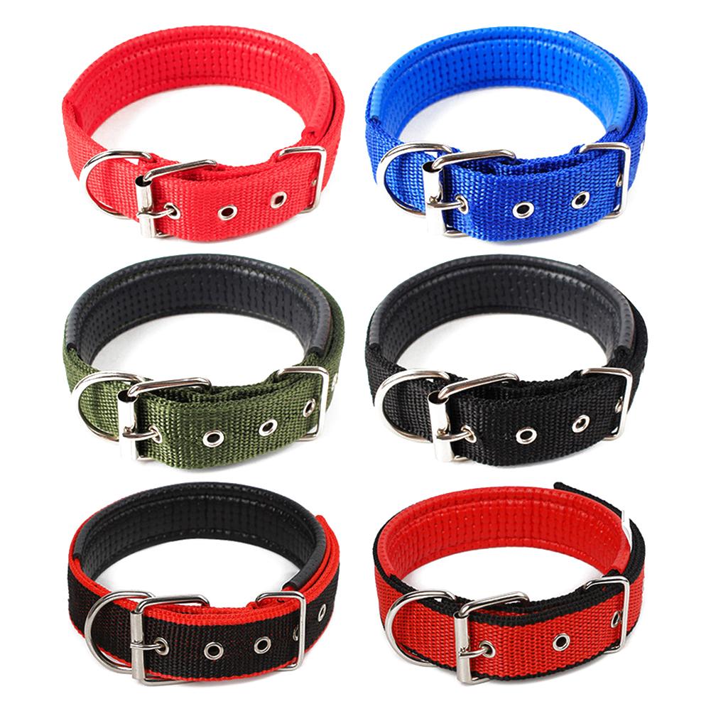 Adjustable Nylon Dog Collars Pet Neck Strap Safety Small And Big Dogs Cat Neck Ring for Teddy Pitbull Bulldog Beagle Pet Product
